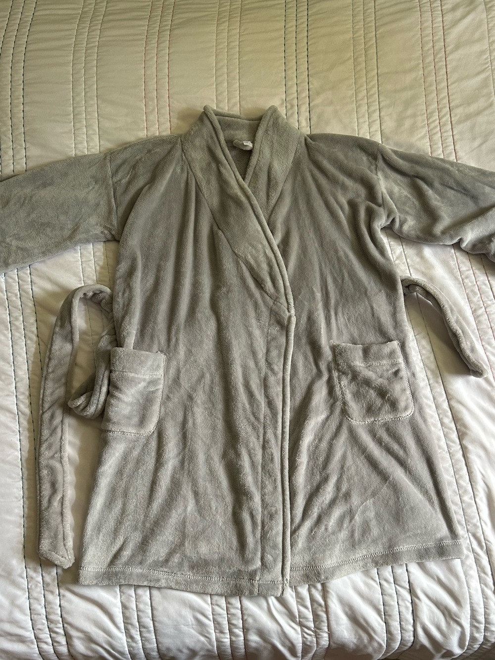 “Stars Above” Grey Robe, Size XS